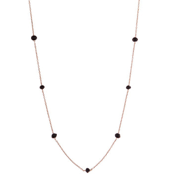 Collana Alisia da donna AL880-ROSATO-NERO-1