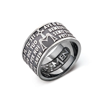 Anello Amen Ave Maria unisex AMB925-1