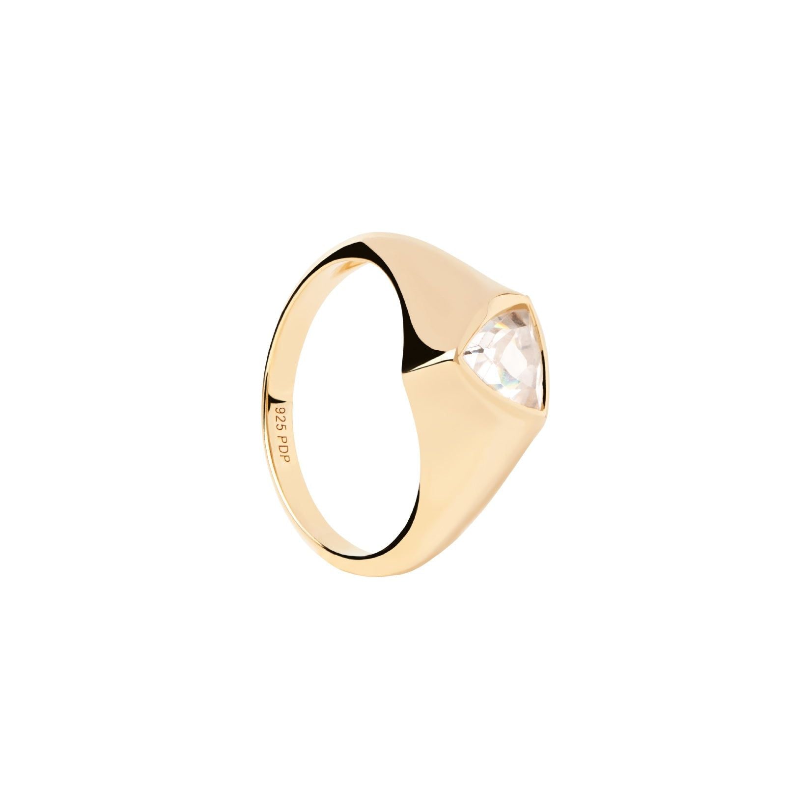 Anello PDPAOLA Essential Triangle Shimmer da donna AN01-986-1