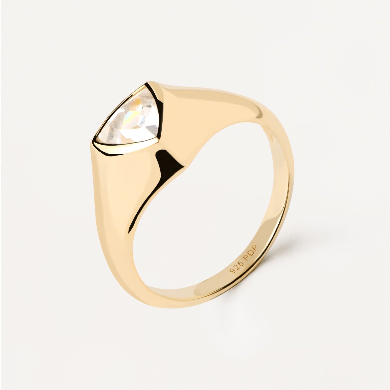 Anello PDPAOLA Essential Triangle Shimmer da donna AN01-986-2