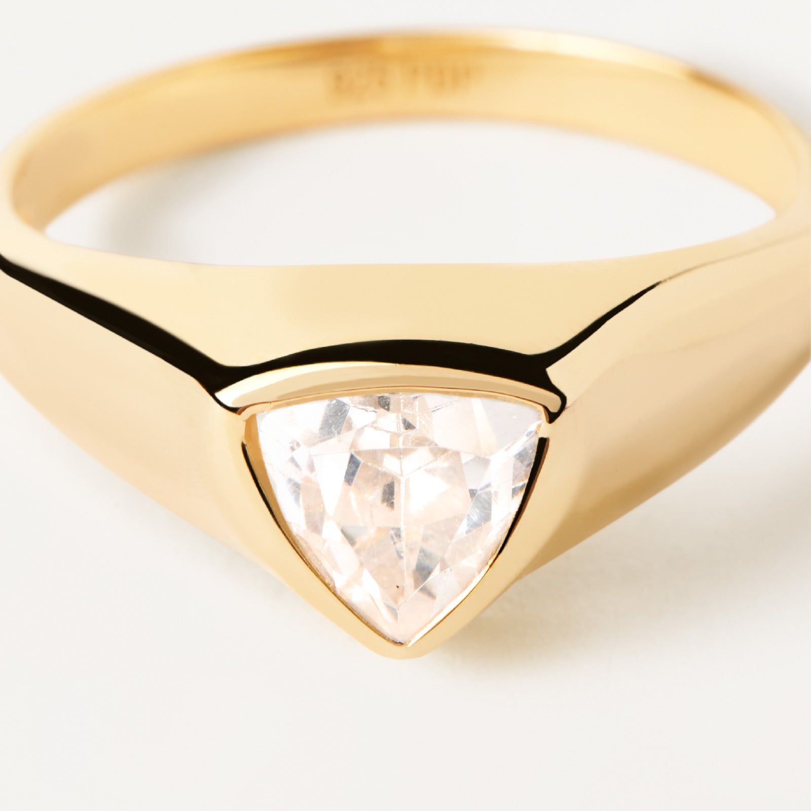 Anello PDPAOLA Essential Triangle Shimmer da donna AN01-986-3