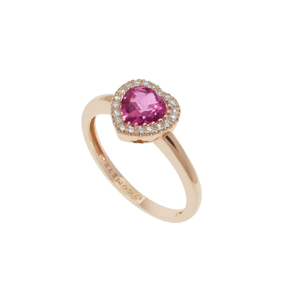 Anello topazio rosa sales