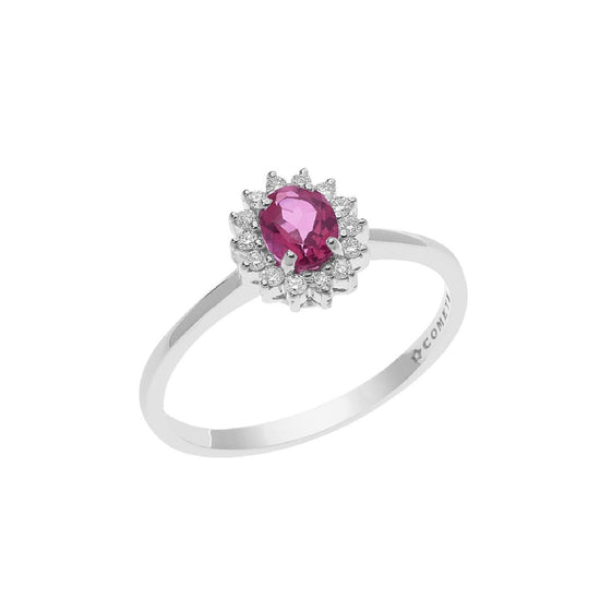 Anello Comete Fantasia Di Topazio Rosa da donna ANB2595-1