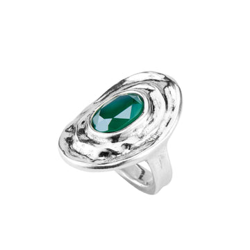 Anello UNO de 50 Teotl da donna ANI0588VRDMTL-1