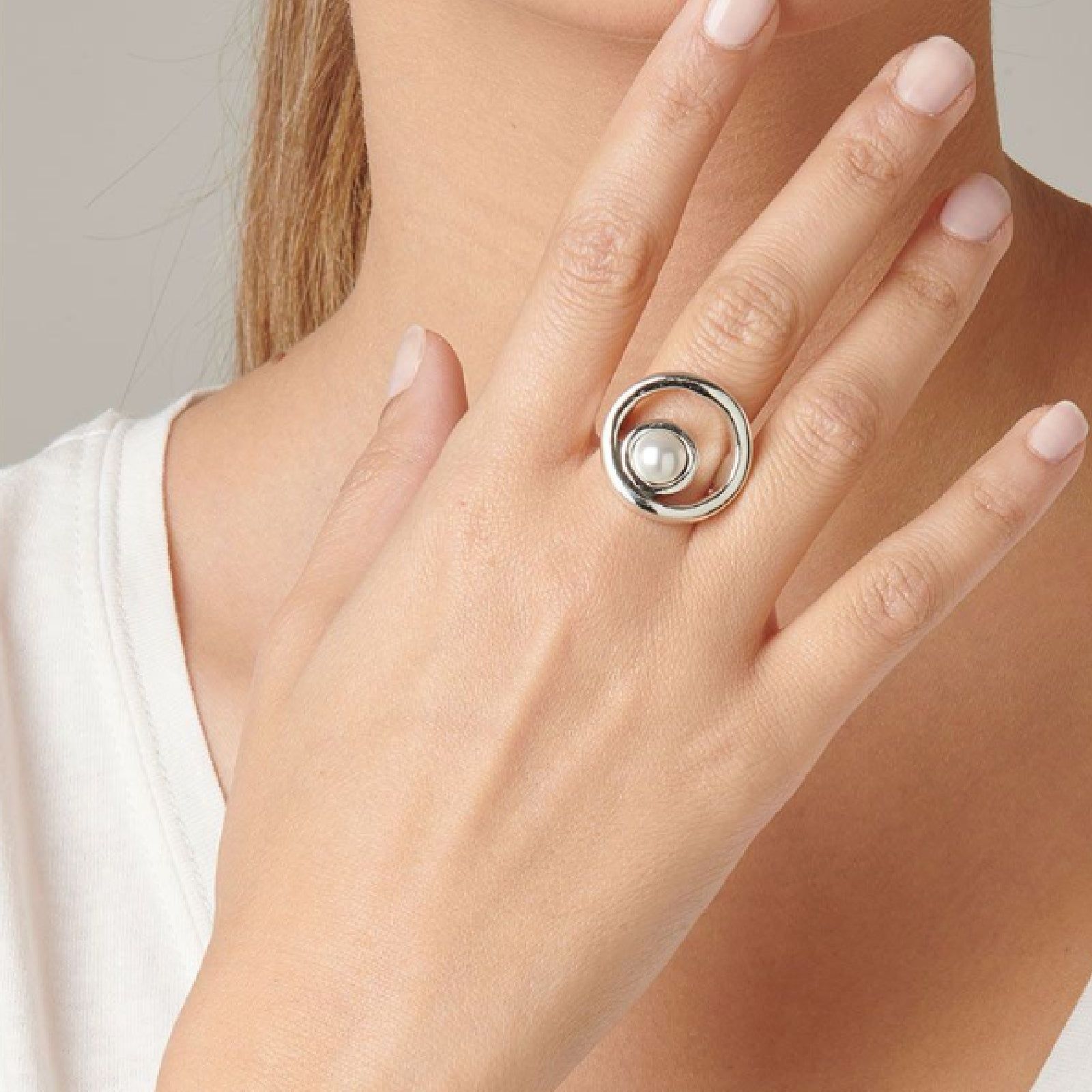 Anello UNO de 50 Pide un Deseo da donna ANI0604BPLMTL-2