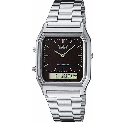 Orologio digitale e analogico Casio Vintage unisex AQ-230A-1DMQYES-1