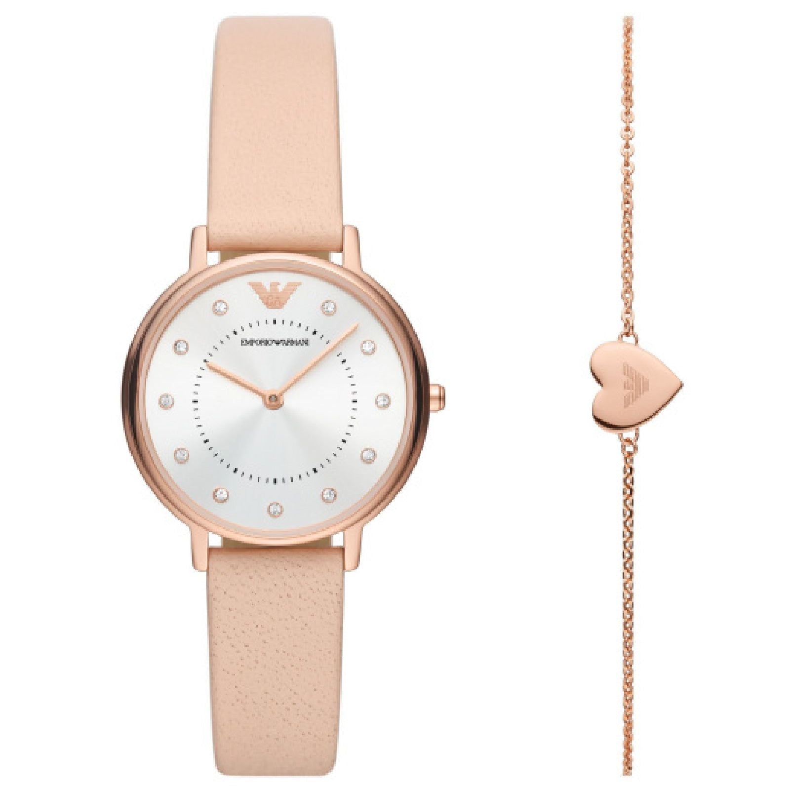 Cofanetto orologio solo tempo Emporio Armani da donna AR80058-1