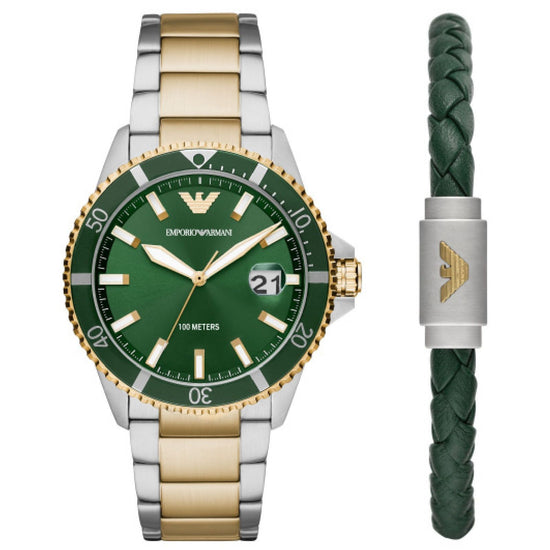 Cofanetto orologio solo tempo Emporio Armani da uomo AR80063SET-1