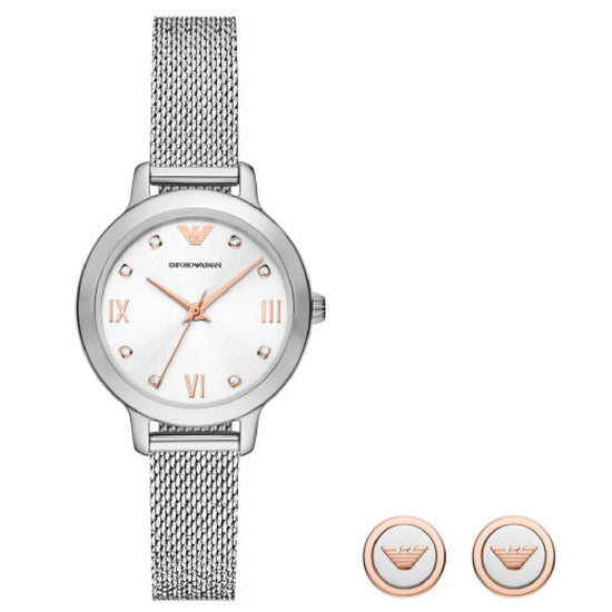 Cofanetto orologio solo tempo Emporio Armani da donna AR80065SET-1