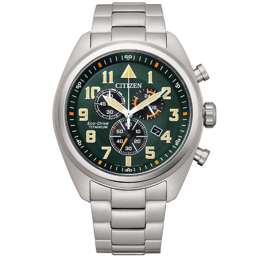 Orologio cronografo Citizen Super Titanium da uomo AT2480-81X-1