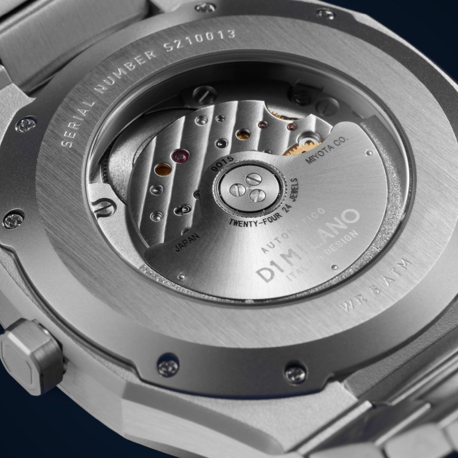 Orologio automatico D1 Milano New Automatic da uomo in acciaio ATBJ11-3