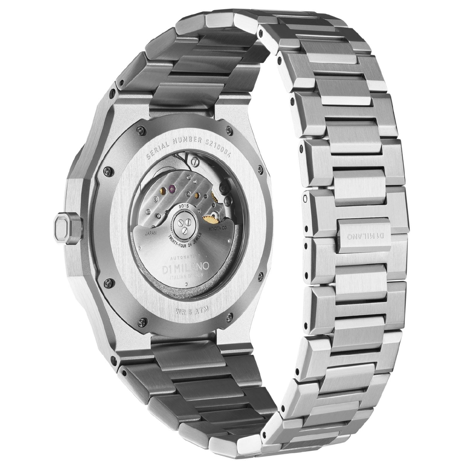 Orologio automatico D1 Milano New Automatic da uomo in acciaio ATBJ12-2