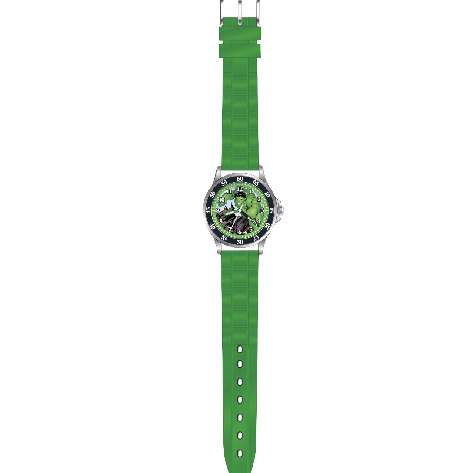 Orologio solo tempo Disney Time Teacher Avengers Hulk da bambino AVG9032-2