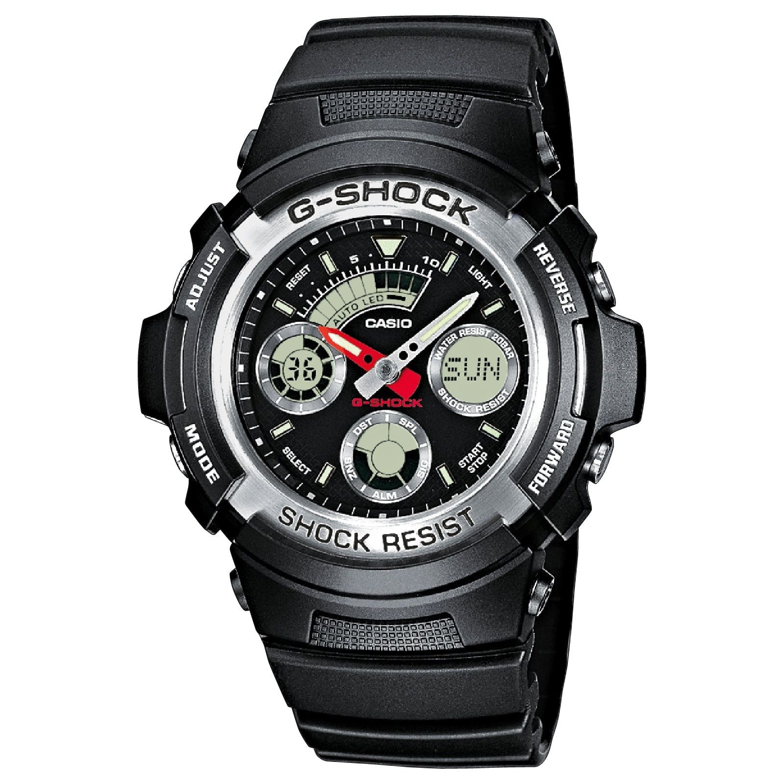 Orologio digitale e analogico Casio G-Shock da uomo AW-590-1AER-1