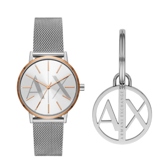 Cofanetto orologio solo tempo Armani Exchange da donna AX7130SET-1