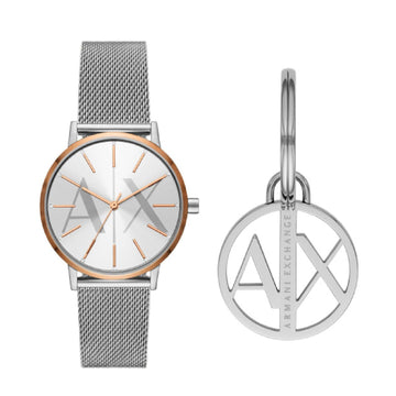 Cofanetto orologio solo tempo Armani Exchange da donna AX7130SET-1