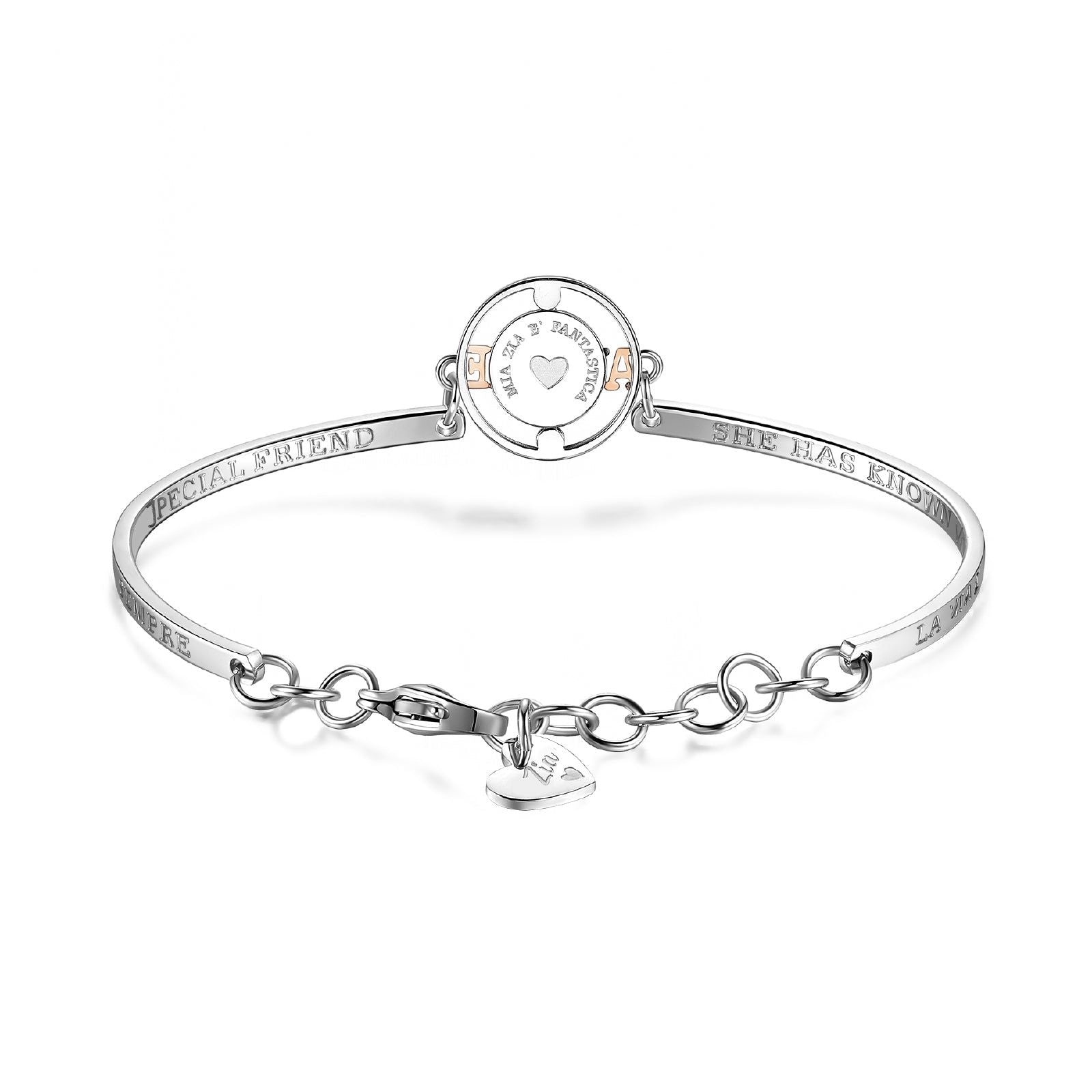 Brosway Bracciale Donna, Bracciale Rigido in Acciaio | Collezione Chakra - BHK409 Brosway Bracciale Donna, Bracciale Rigido in Acciaio | Collezione Chakra - BHK409