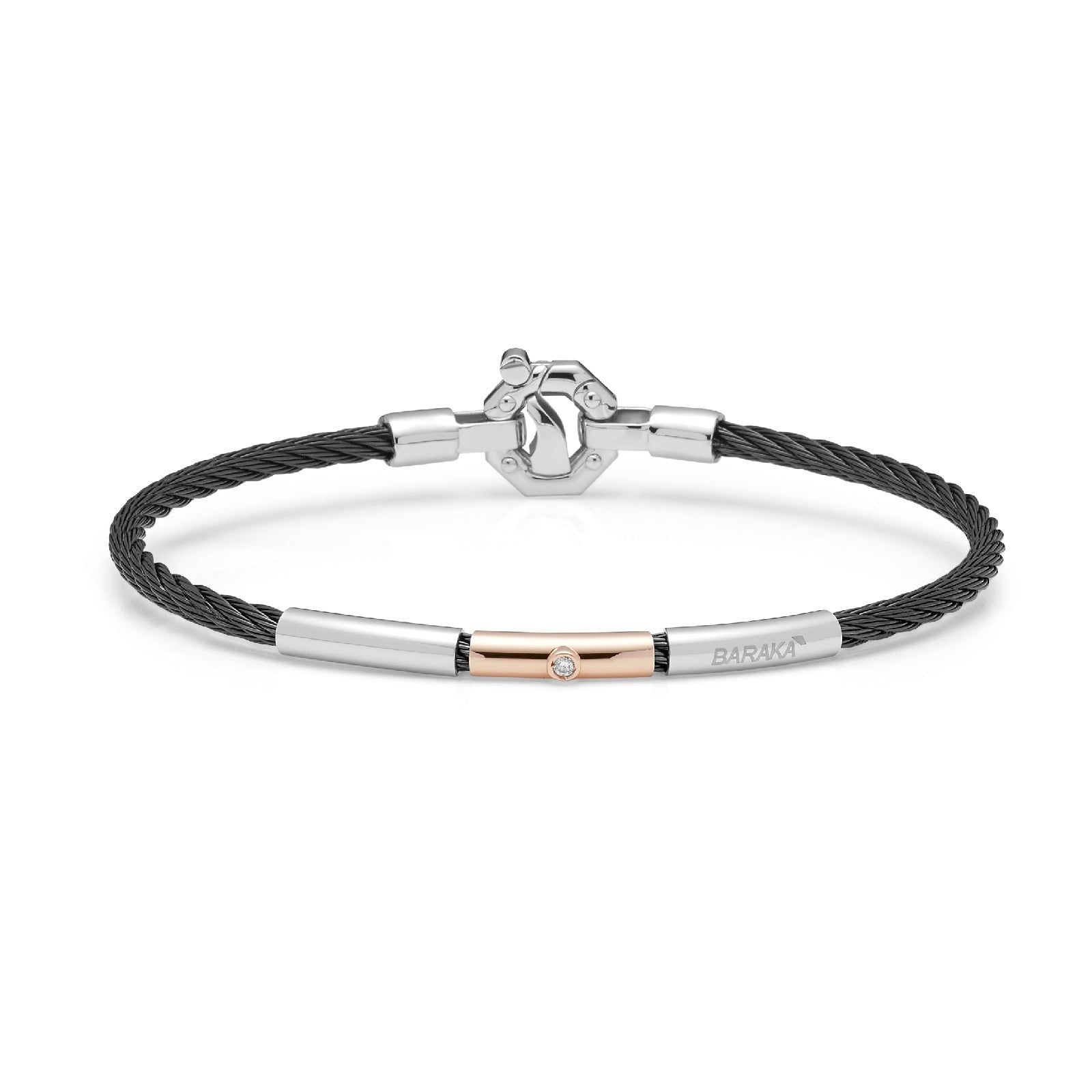 Bracciale Barakà 316L da uomo BR312311RODB200004-1