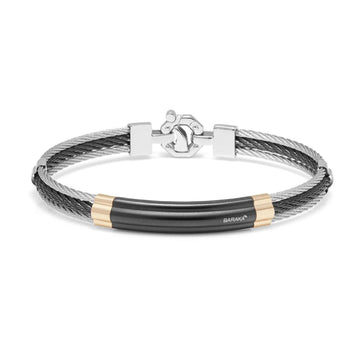 Bracciale Barakà 316L da uomo BR312801ROGR210002-1