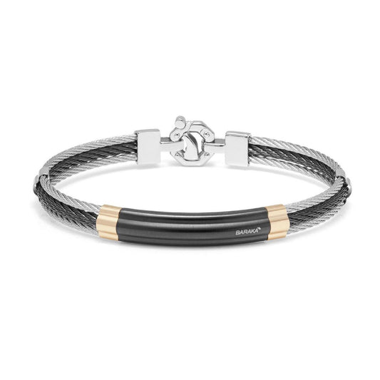 Bracciale Barakà 316L da uomo BR312801ROGR210002-1