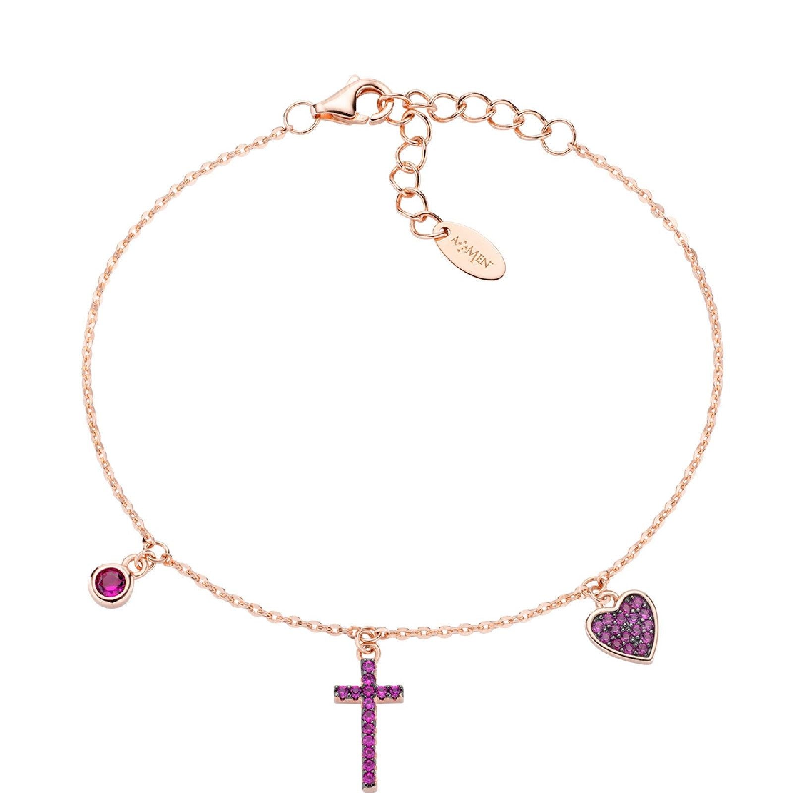 Bracciale Amen Prega Ama da donna BRCRCURRZ-1