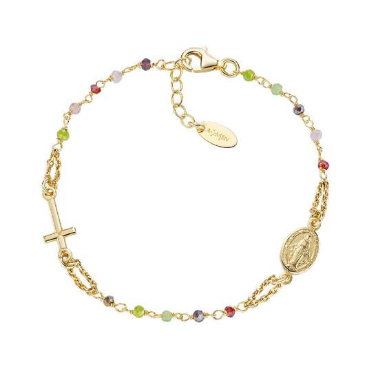 Bracciale Amen Rosari unisex BRO10GARVE3-1
