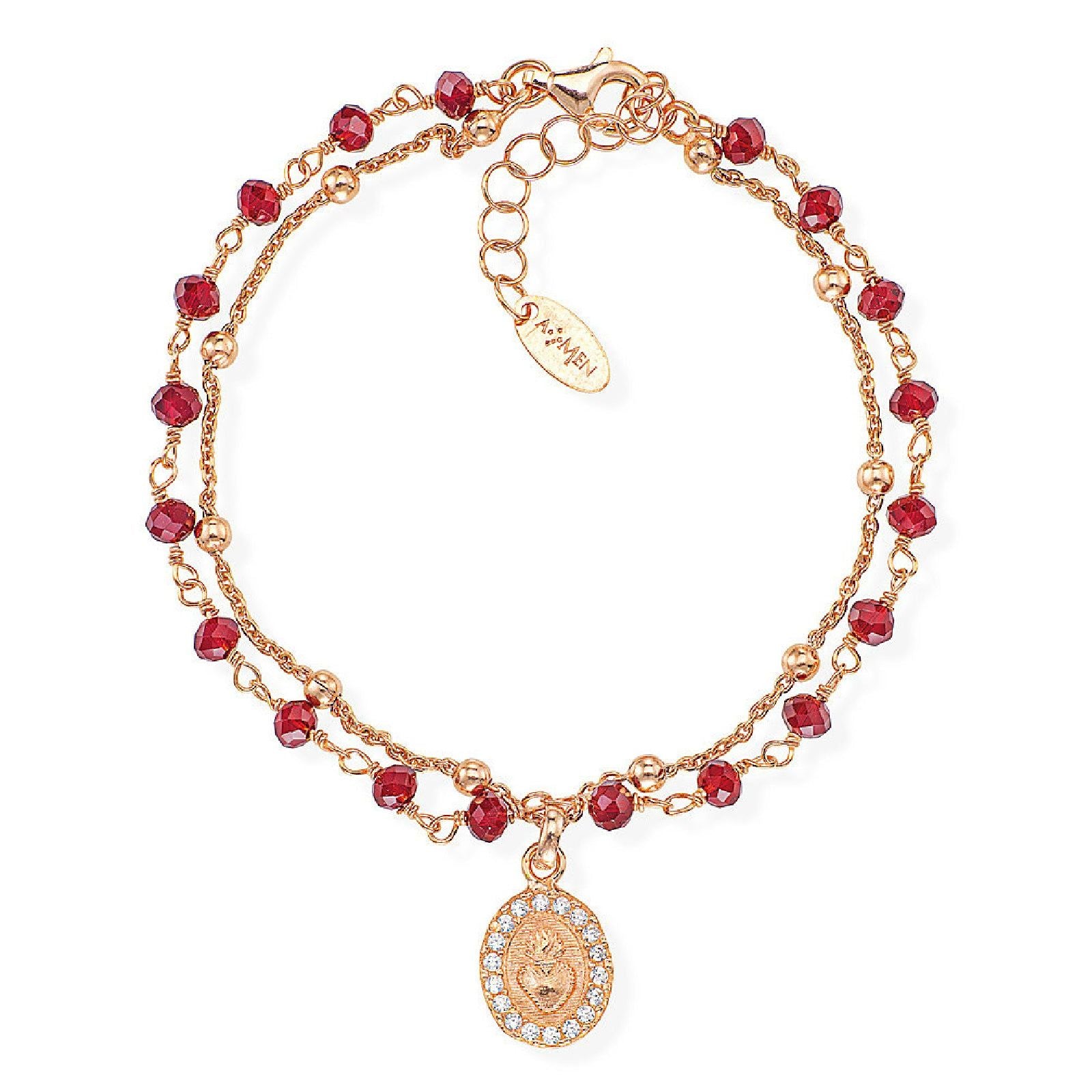 Bracciale Amen Sacro Cuore da donna BRSCRR-1