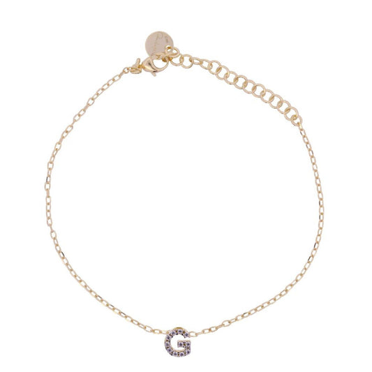 Bracciale Rue Des Mille Stardust Classic da donna BRZ-011-INIZ-AU-G-1