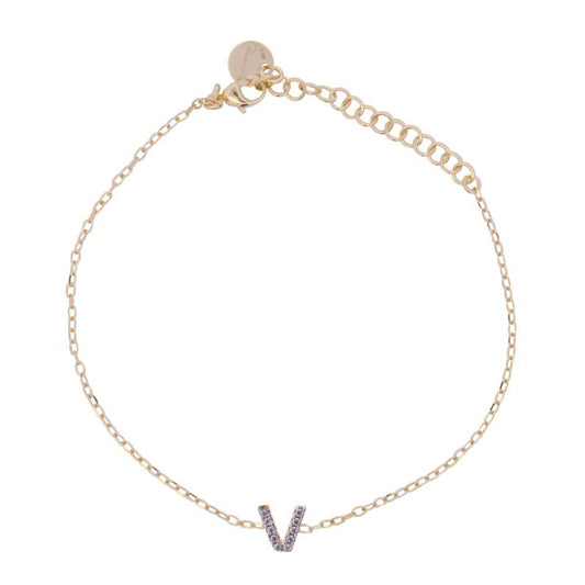 Bracciale Rue Des Mille Stardust Classic da donna BRZ-011-INIZ-AU-V-1