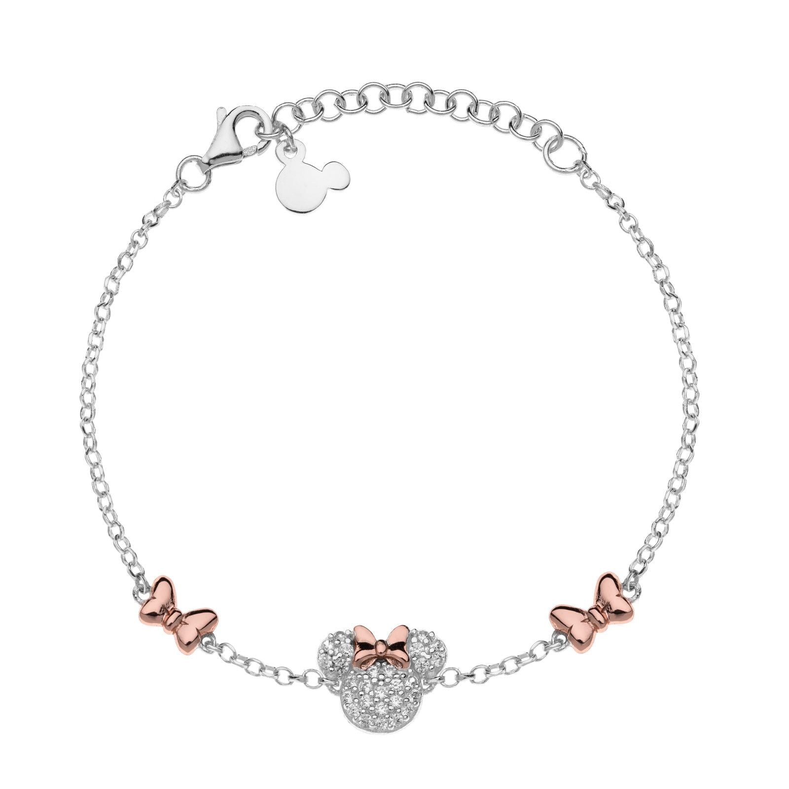 Bracciale Disney Mickey Mouse da bambina BS00041TZWL-55-CS-1