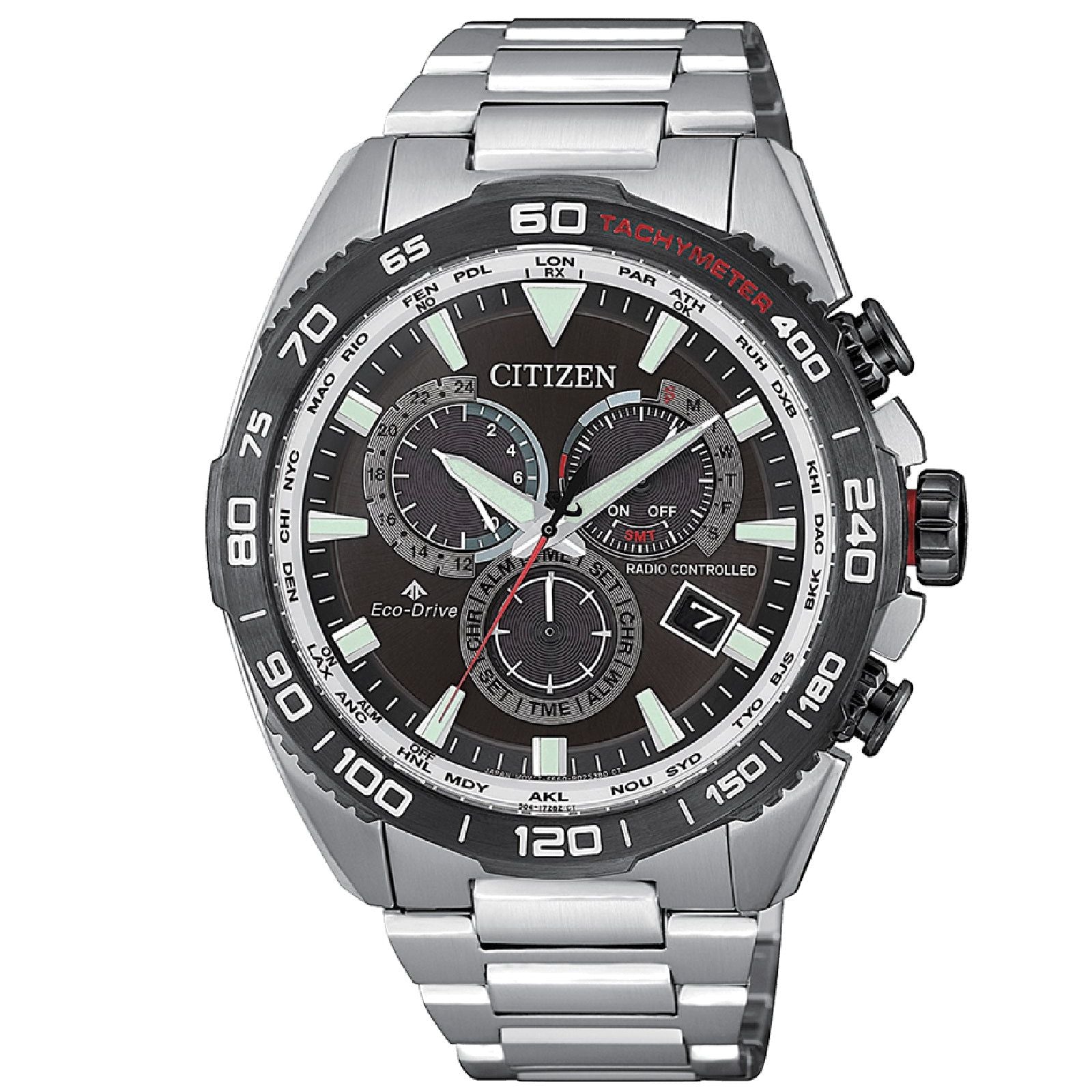 Orologio crono Citizen Radiocontrollato da uomo CB5036-87X-1