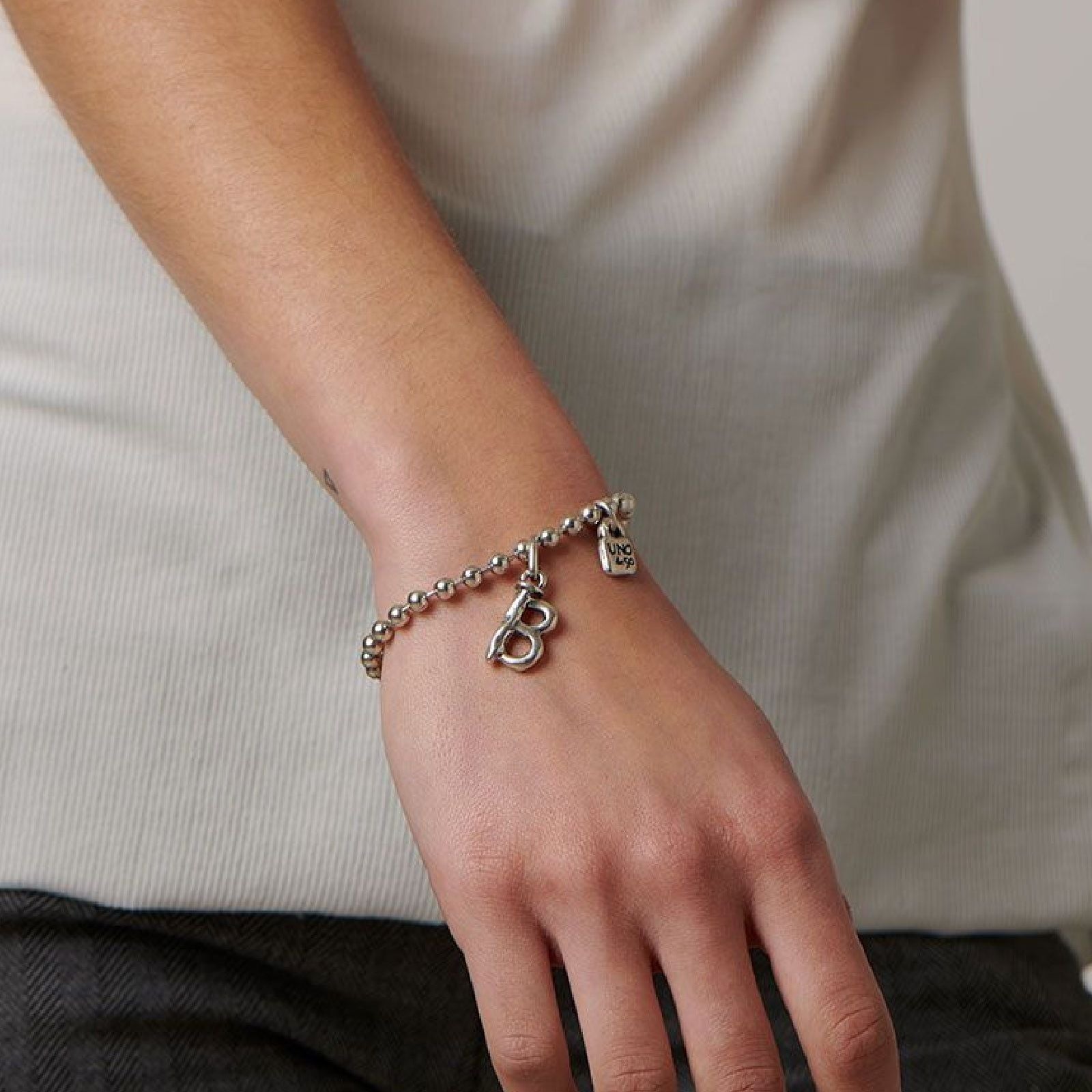 Ciondolo UNO de 50 Charms Alfabeto unisex CHA0028MTL0000U-3