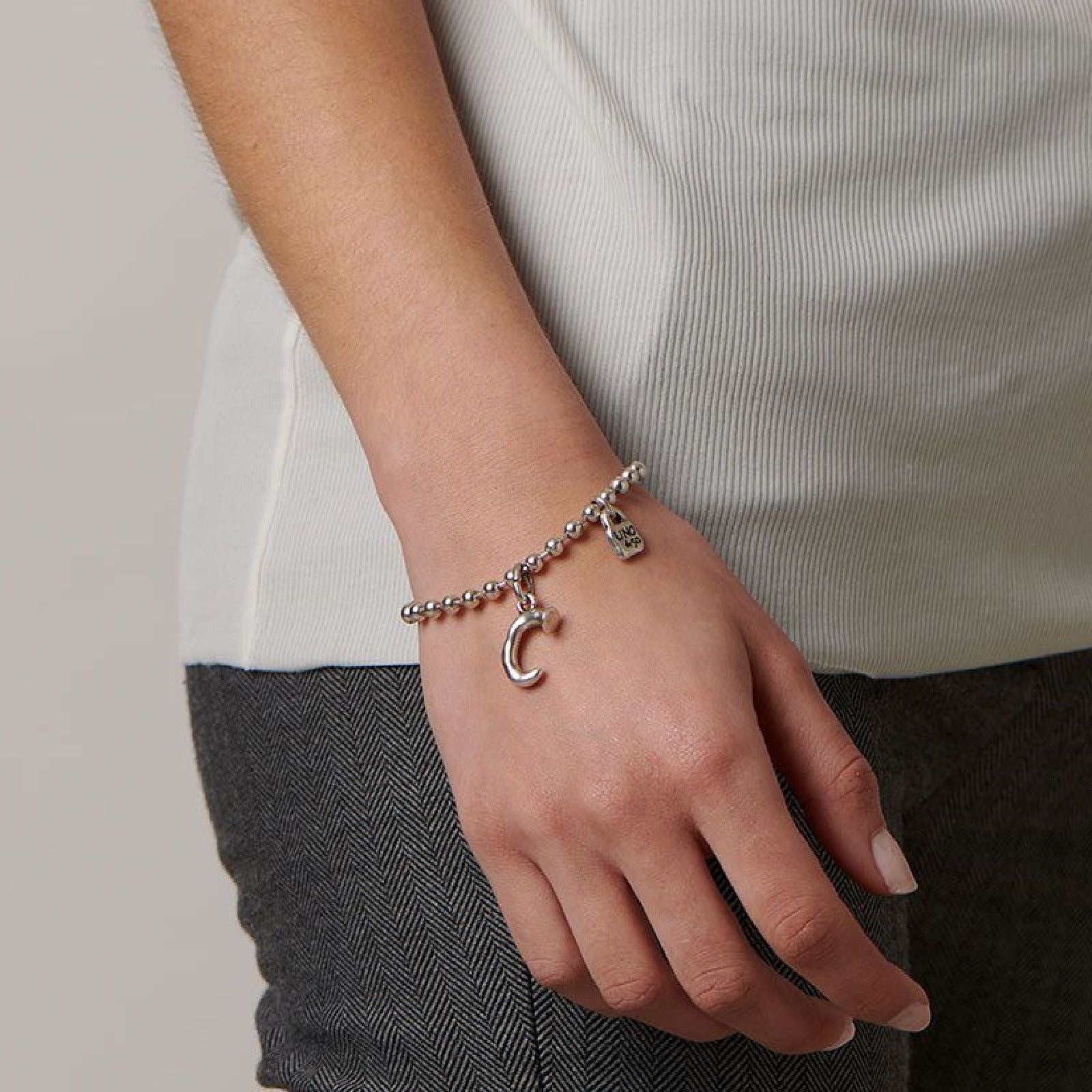 Ciondolo UNO de 50 Charms Alfabeto unisex CHA0029MTL0000U-3