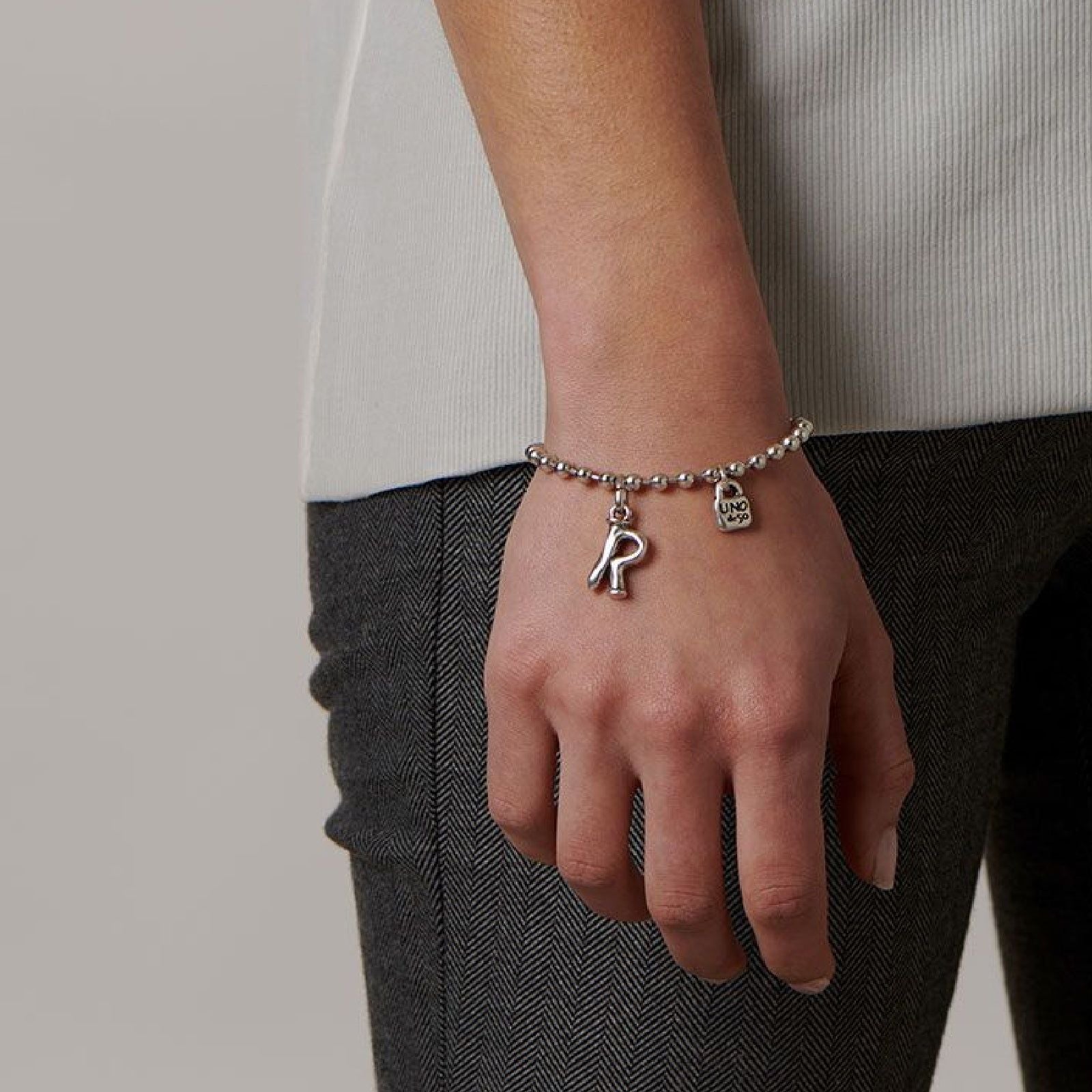 Ciondolo UNO de 50 Charms Alfabeto unisex CHA0044MTL0000U-3