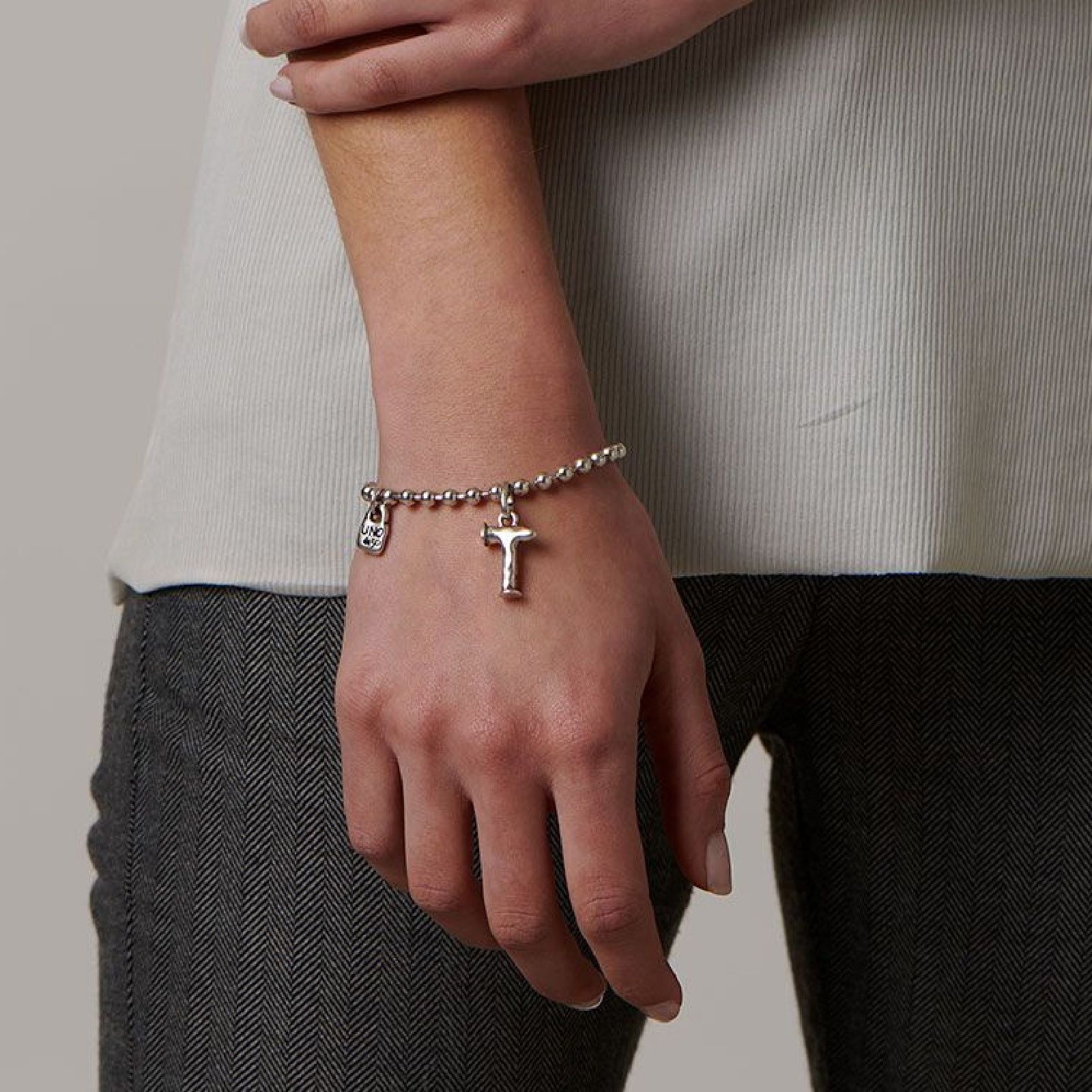 Ciondolo UNO de 50 Charms Alfabeto unisex CHA0046MTL0000U-3