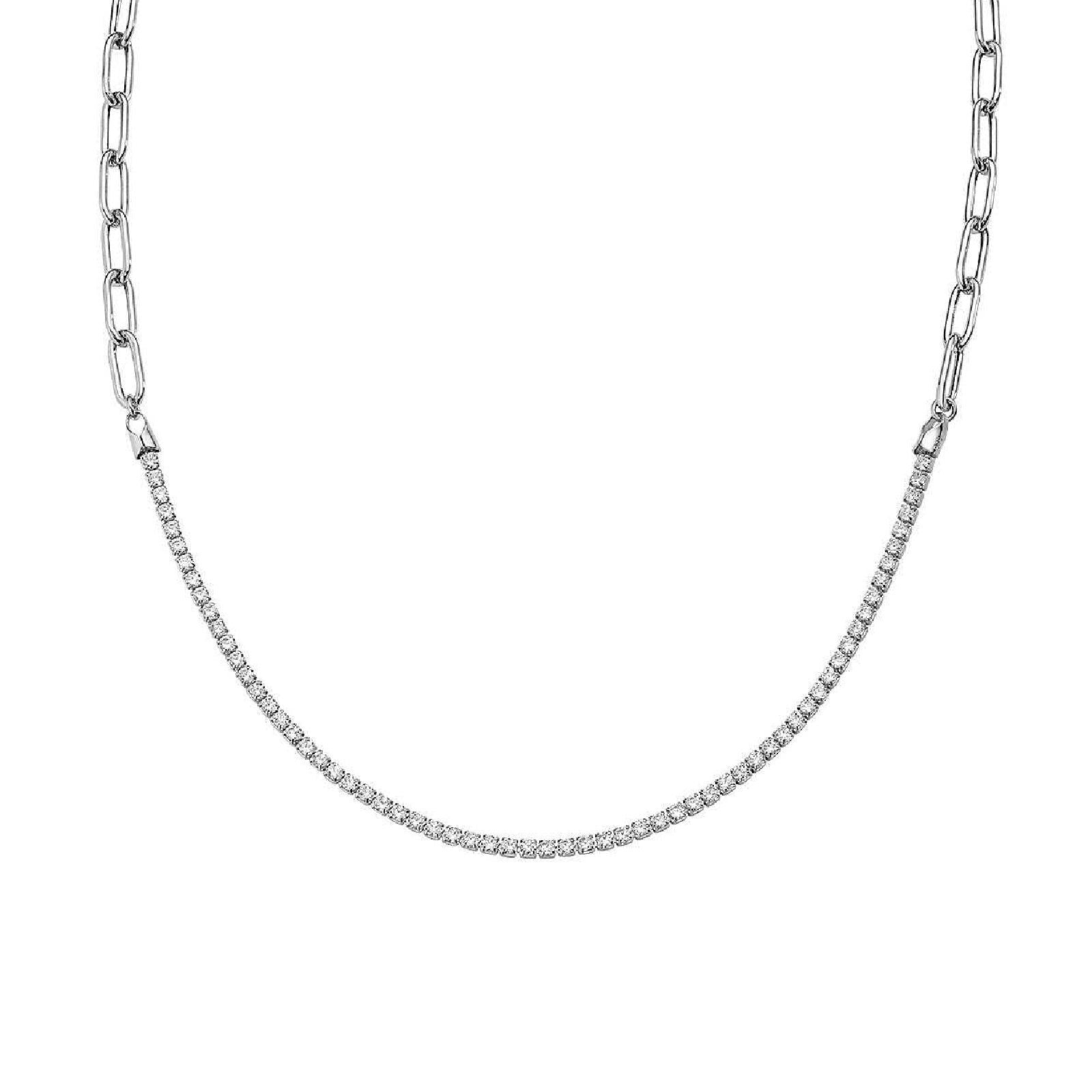 Collana Amen Tennis da donna CLCATEBBZ-1