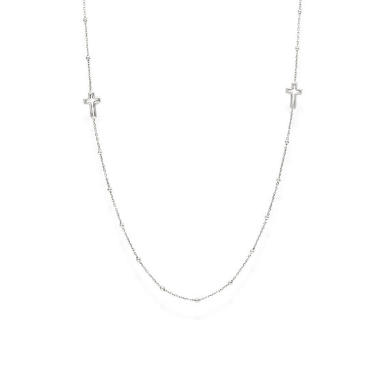 Collana Amen Prega,Ama da donna CLCRB1-2