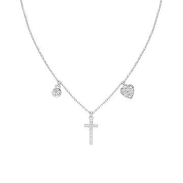 Collana Amen Prega Ama da donna CLCRCUBBZ-1