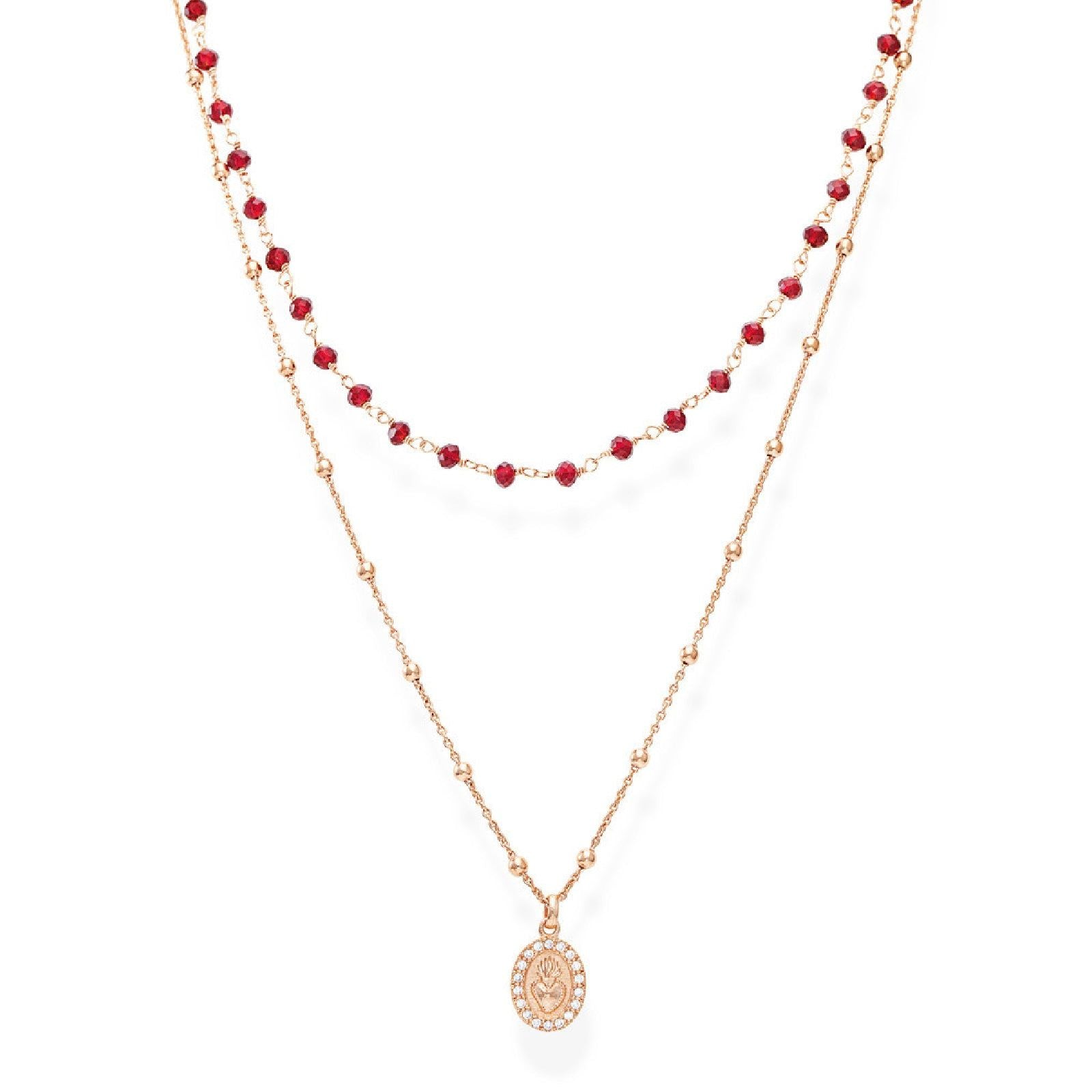Collana Amen Sacro Cuore da donna CLSCRR-1