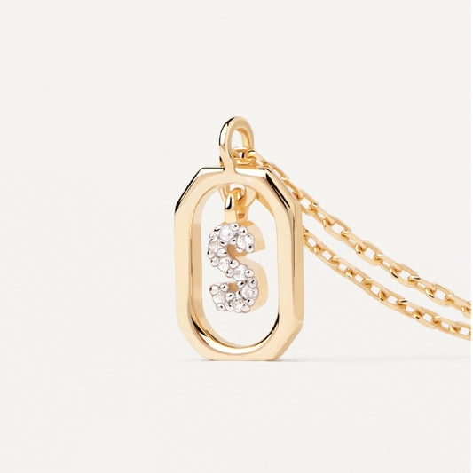 Collana PDPAOLA Letters Mini da donna CO01-530-U-2