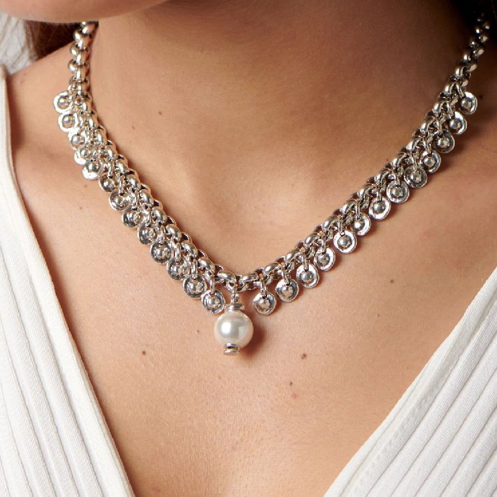 Collana UNO de 50 Texcoco da donna COL1357BPLMTL0U-3