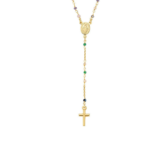 Collana Amen Rosari unisex CRO10GTOVE4-1