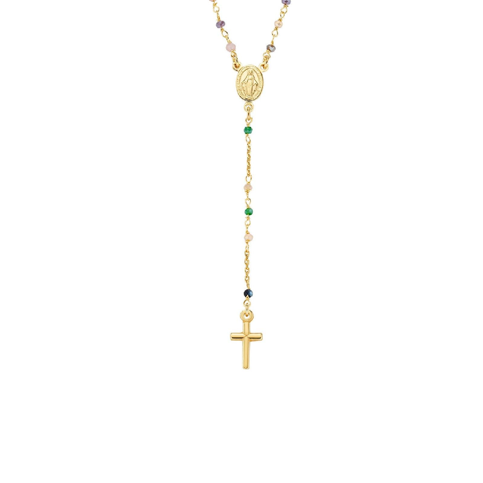 Collana Amen Rosari unisex CRO10GTOVE4-1
