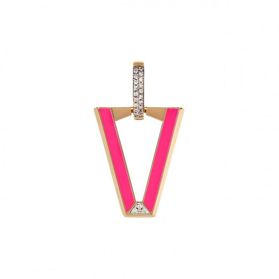 Orecchino singolo Valentina Ferragni Uali Fucsia da donna DVF-OR-LU2-1