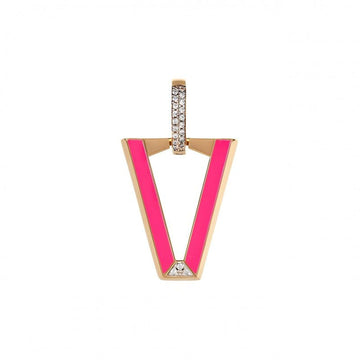 Orecchino singolo Valentina Ferragni Uali Fucsia da donna DVF-OR-LU2-1