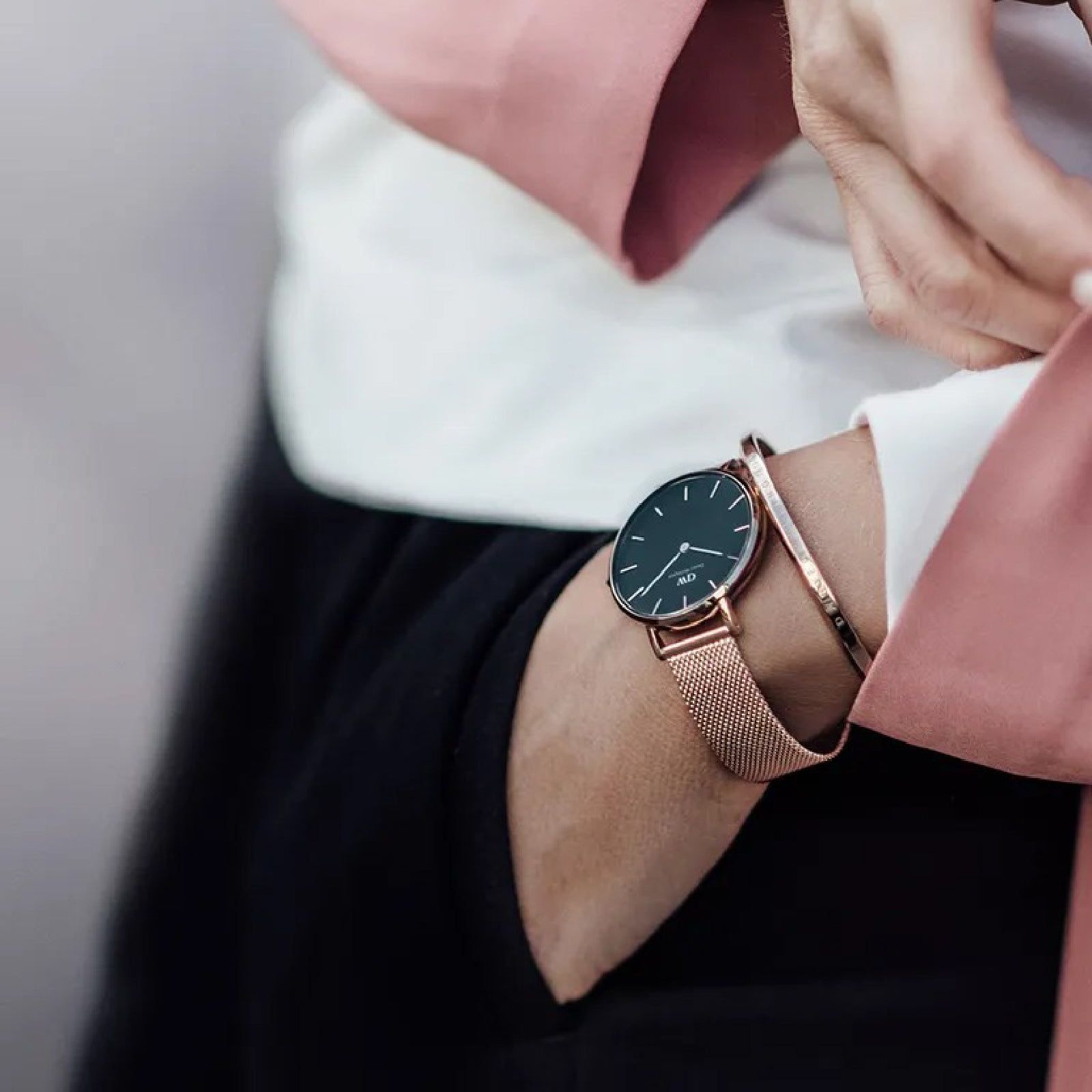 Orologio solo tempo Daniel Wellington Petite Melrose da donna DW00100161-6