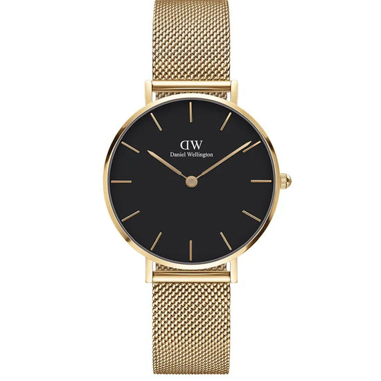 Orologio Solo tempo Daniel Wellington Petite Evergold da donna DW00100347-1