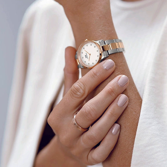 Orologio Solo tempo Daniel Wellington Iconic Link Lumine da donna DW00100358-2