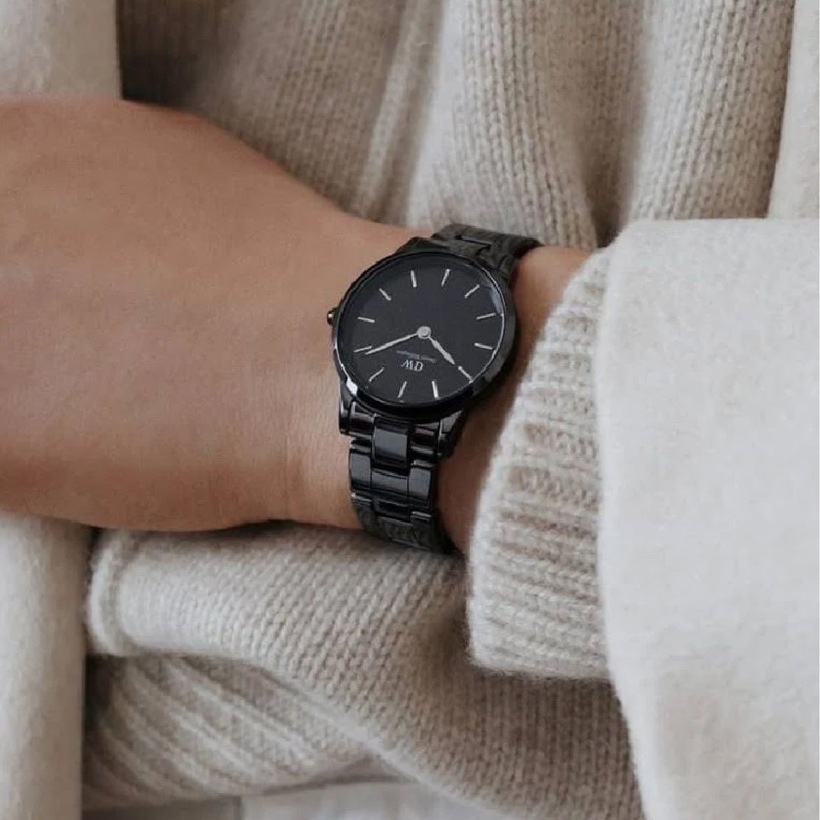 Orologio Daniel Wellington Iconic Link Ceramic da donna DW00100414-2
