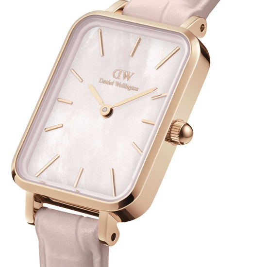 Orologio solo tempo Daniel Wellington Quadro Pressed Rouge da donna DW00100508-2